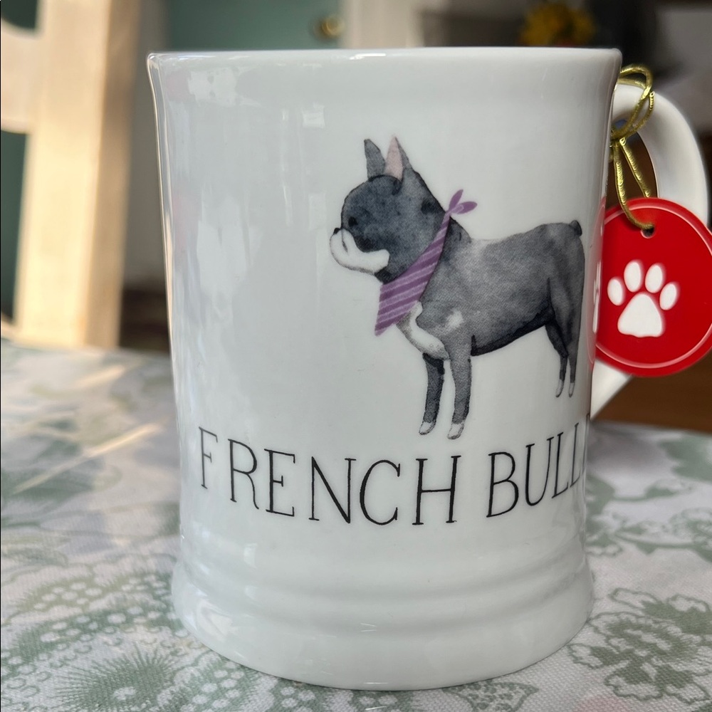 NWT Fringe Studio French Bulldog Mug - BEST DOG by Juliana Swaney